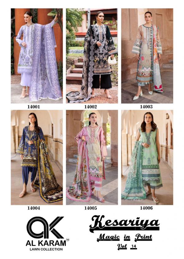 Alkaram Kesariya Vol-14 – Karachi Dress Material